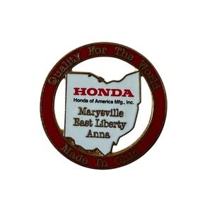 Quality For The World Honda Marysville East Liberty Anna Ohio Enamel Lapel Pin